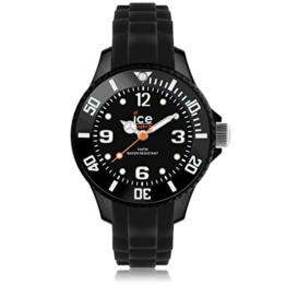 Ice-Watch Unisex-Armbanduhr Analog Quarz Silikon SI.BK.M.S.13 -